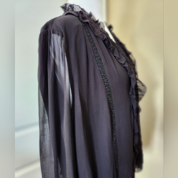 NEW NWT Laia Anthropologie Black Top Size XL - Picture 5 of 9